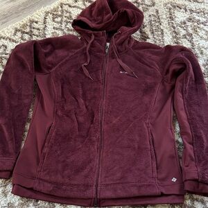 Columbia Women's Maroon Teddy Jacket